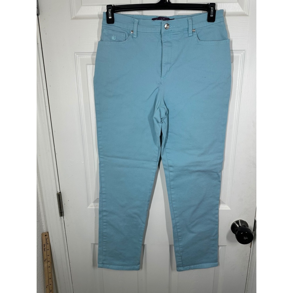 Gloria Vanderbilt Jeans Womens 10 Blue Amanda High Rise Tapered Good Condition